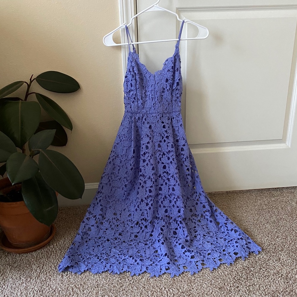 Nordstrom Purple Midi Dress (ASTR)